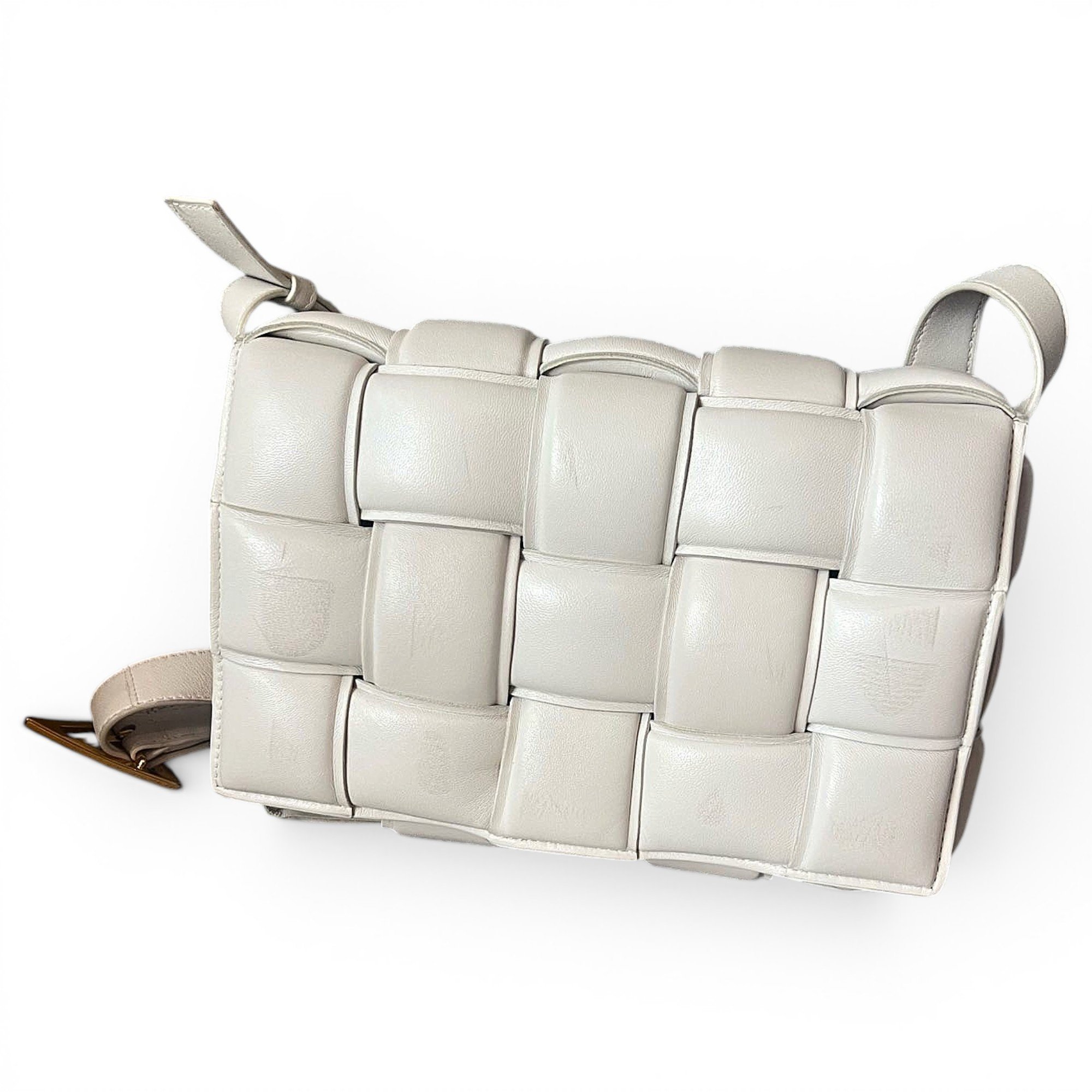 Cassette Padded leather handbag