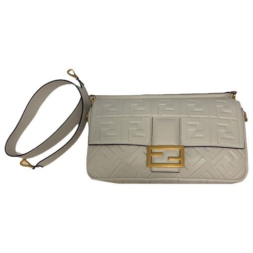 Baguette leather handbag