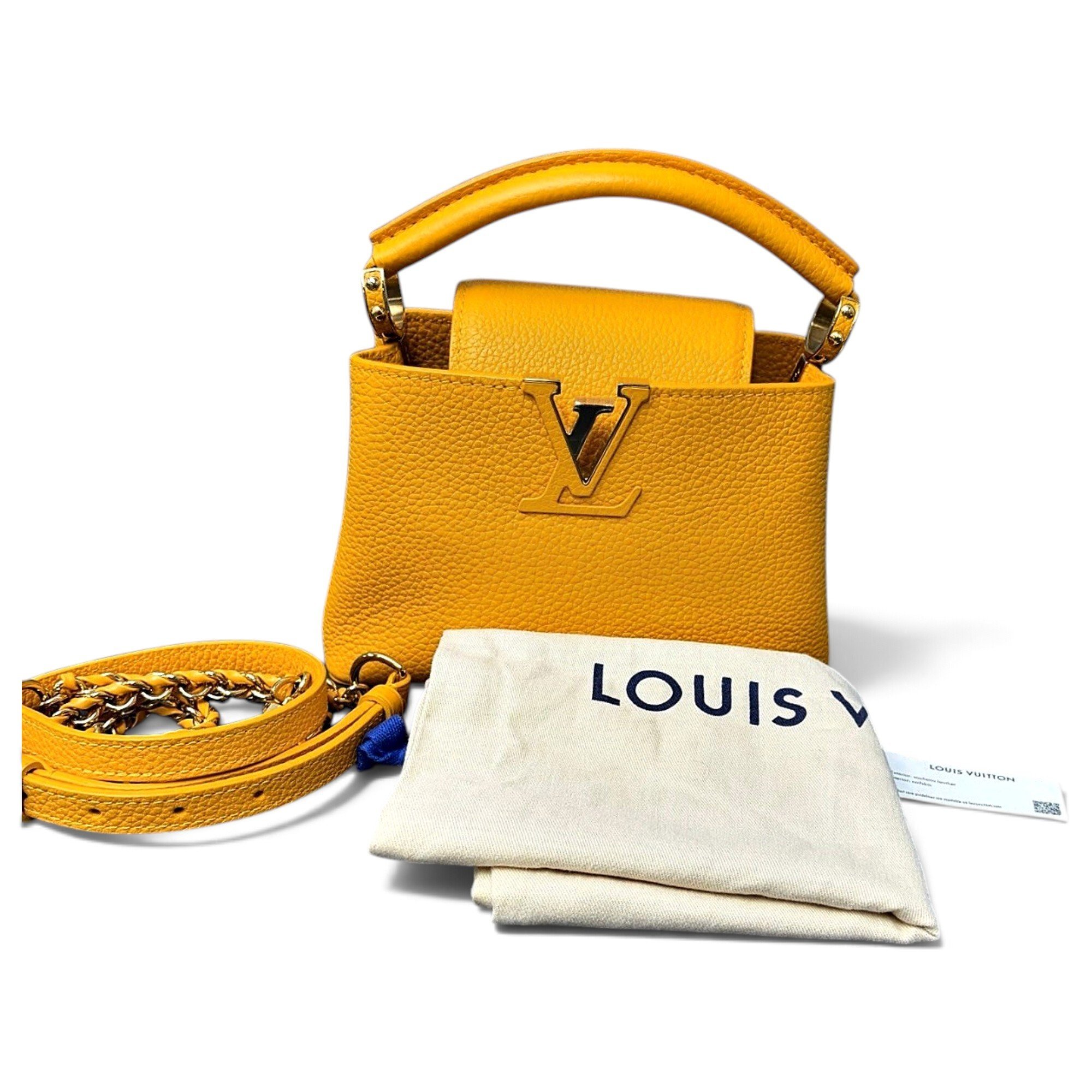 Capucines leather handbag