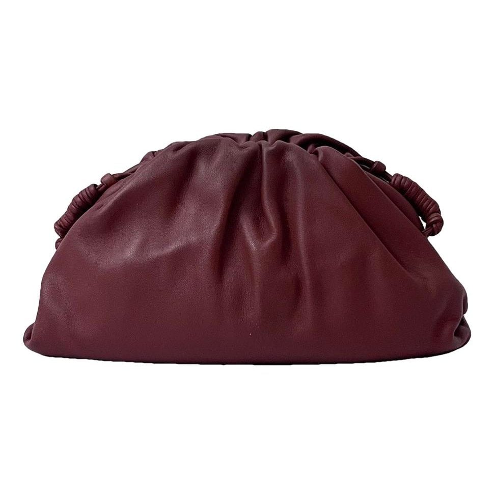 Pouch leather handbag