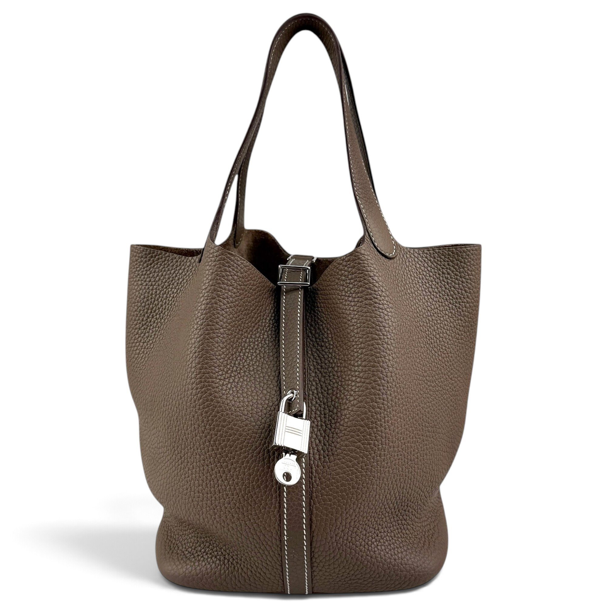 Picotin leather handbag