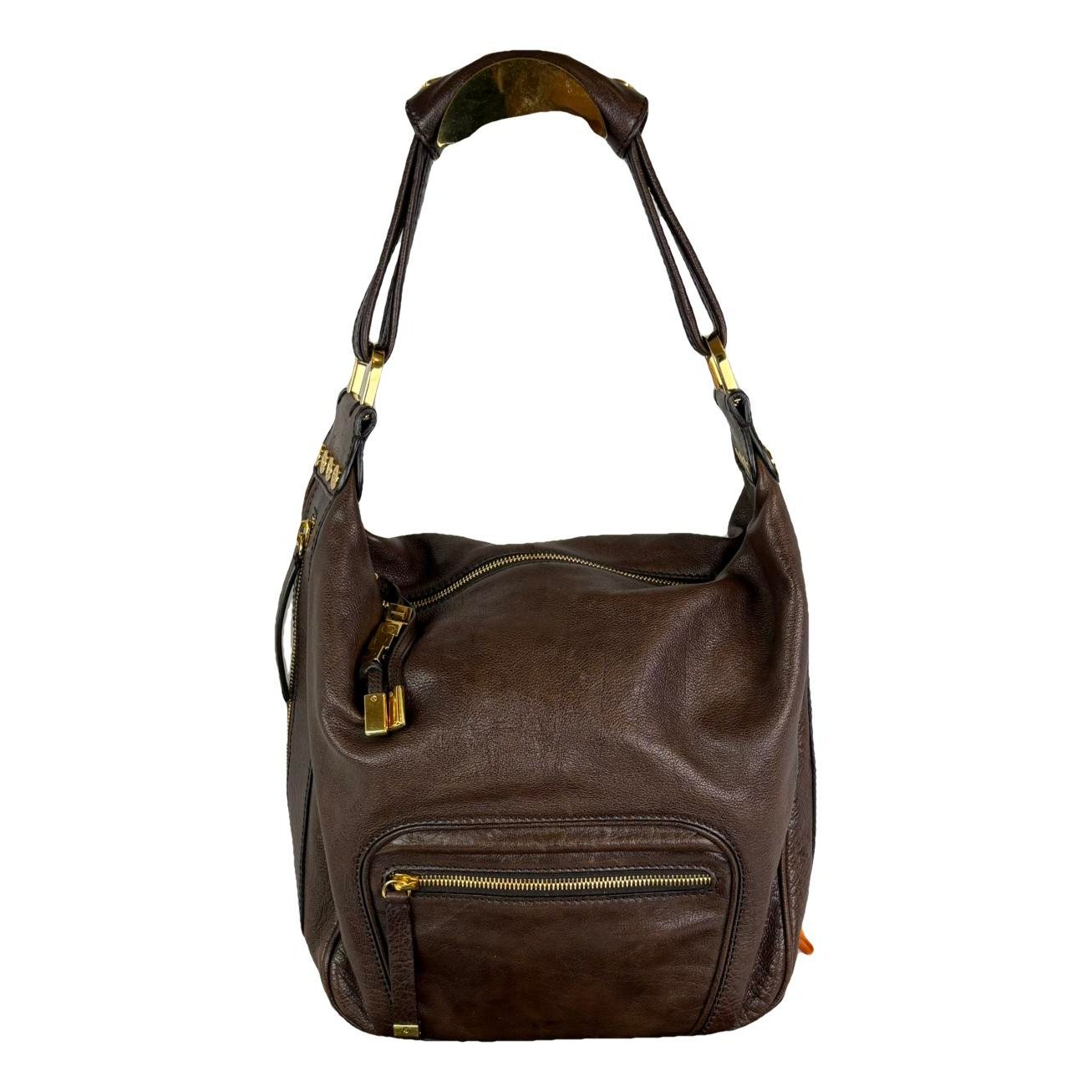 Leather handbag