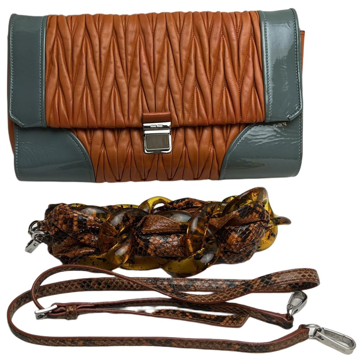 Miu Miu Miu delice leather handbag