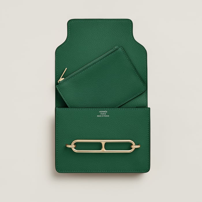 Vert Moyen Roulis Slim Wallet