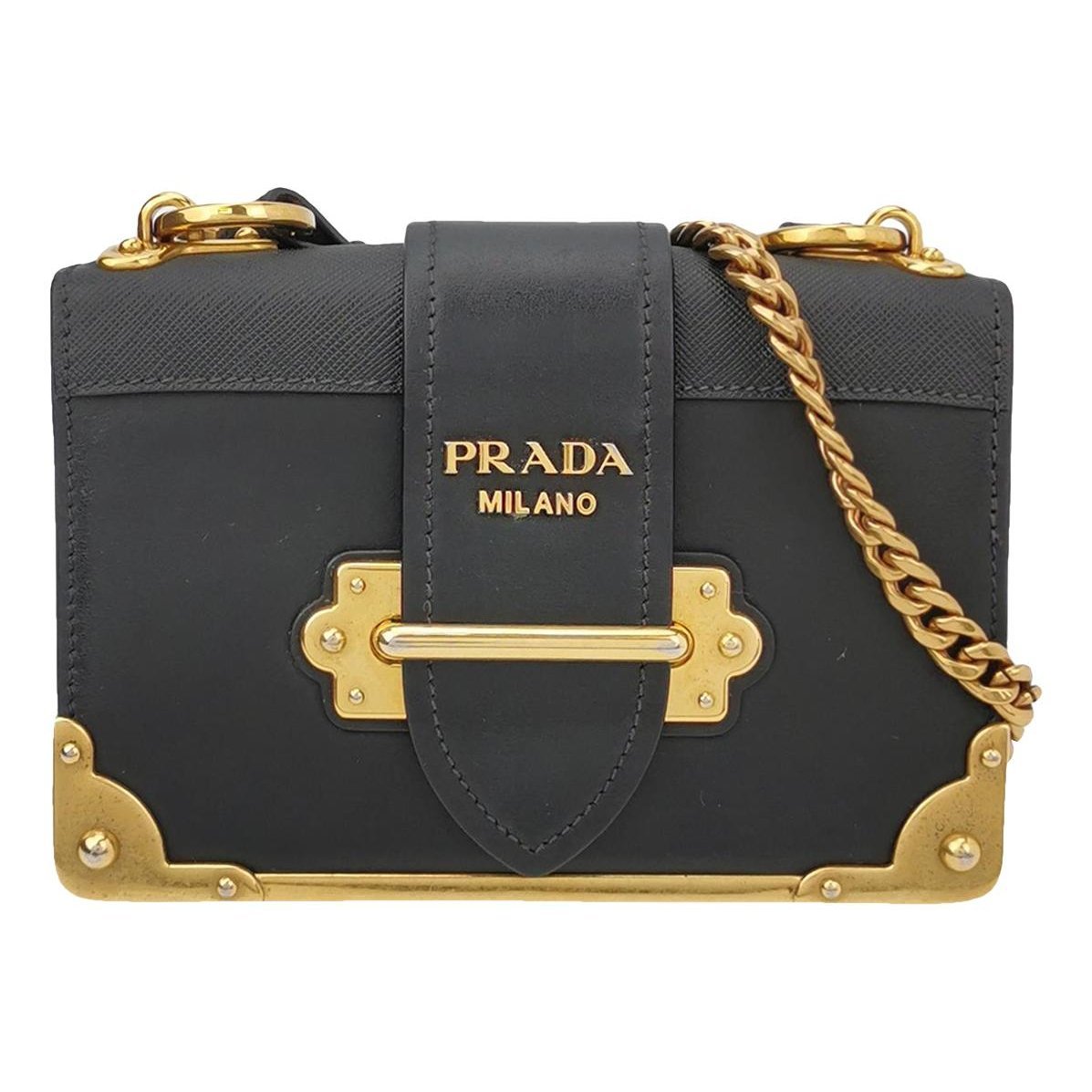 Cahier leather crossbody bag