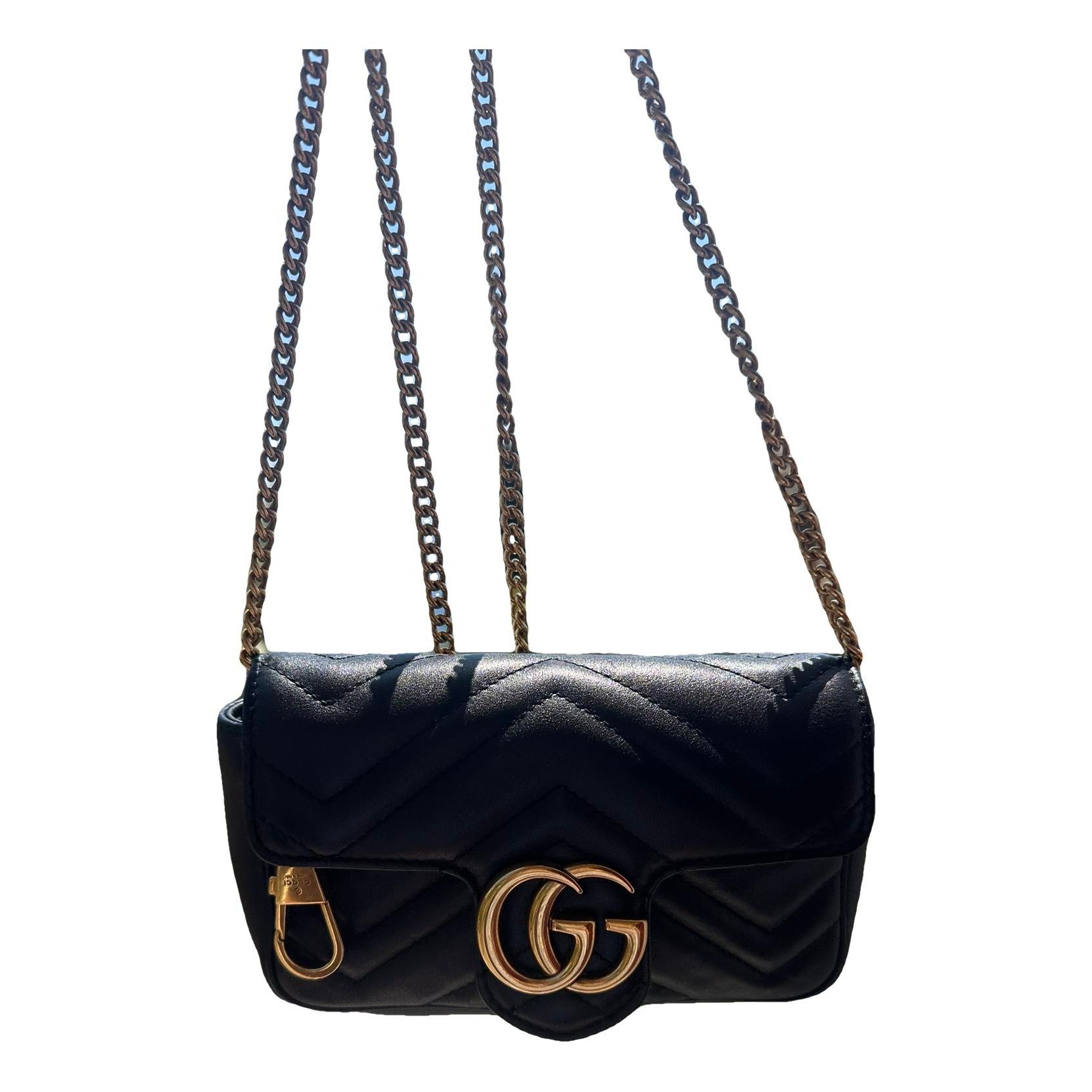 GG Marmont Flap leather crossbody bag