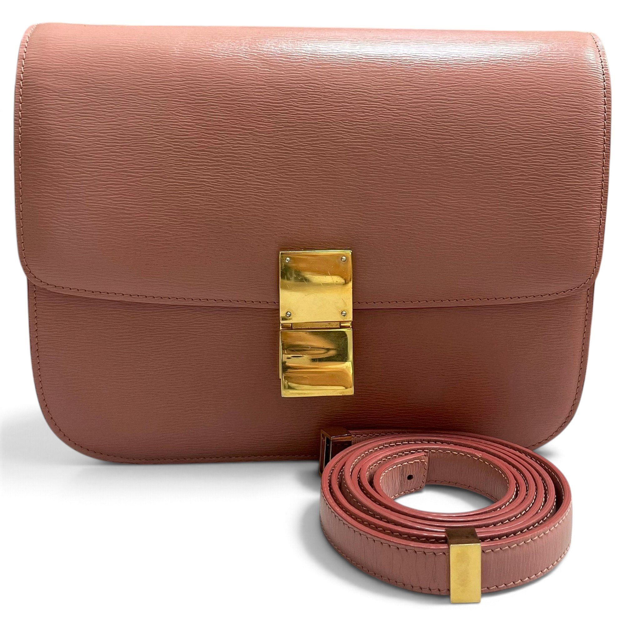 Classic leather handbag