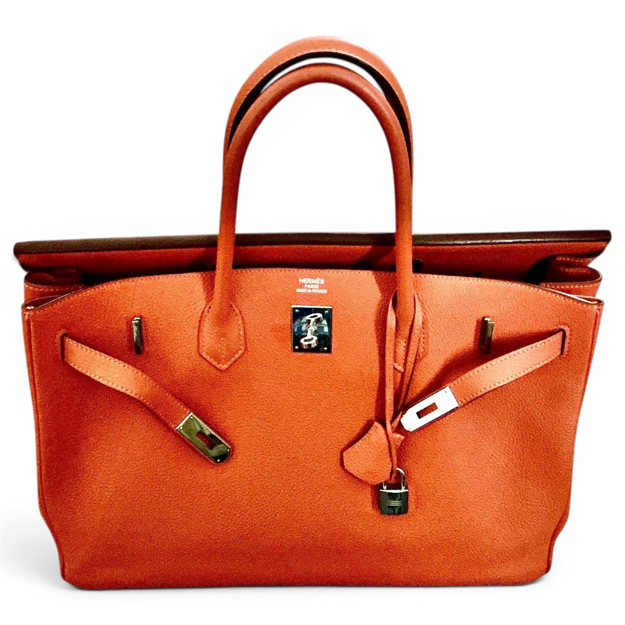 Birkin 40 leather handbag