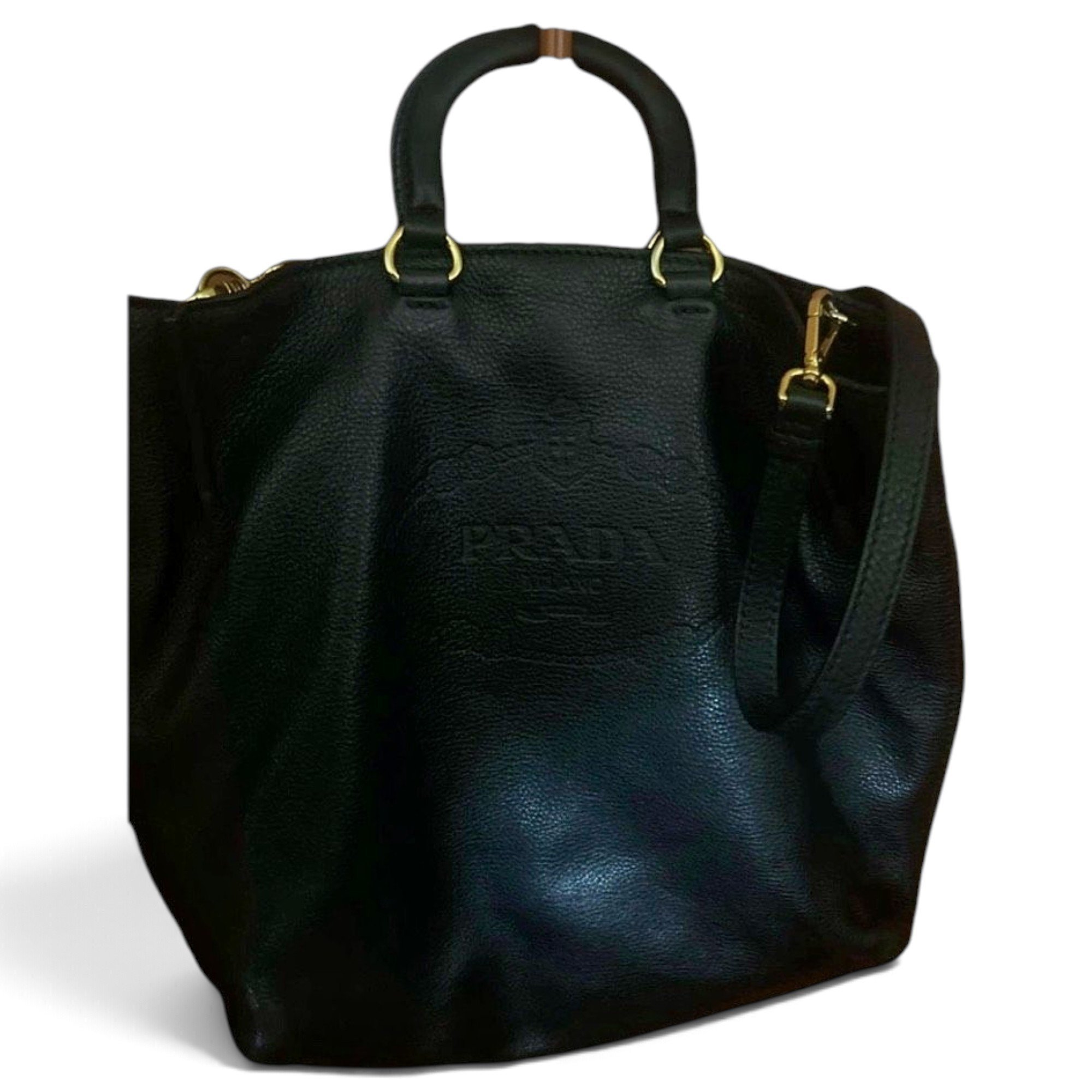 Leather tote