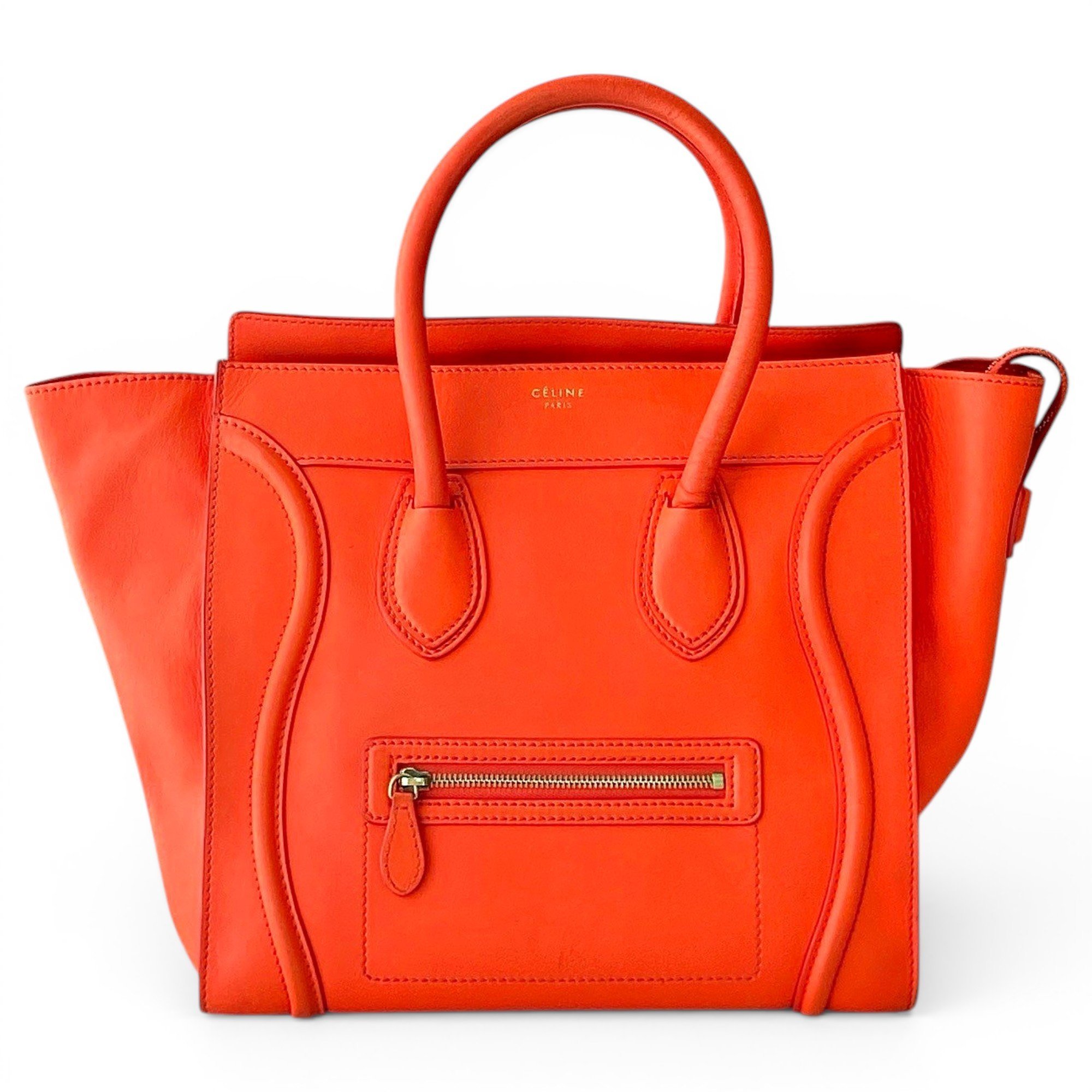 Luggage leather handbag