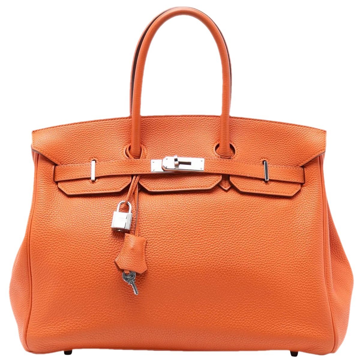 Hermes Birkin 35 Handbag Clemence Leather 2007