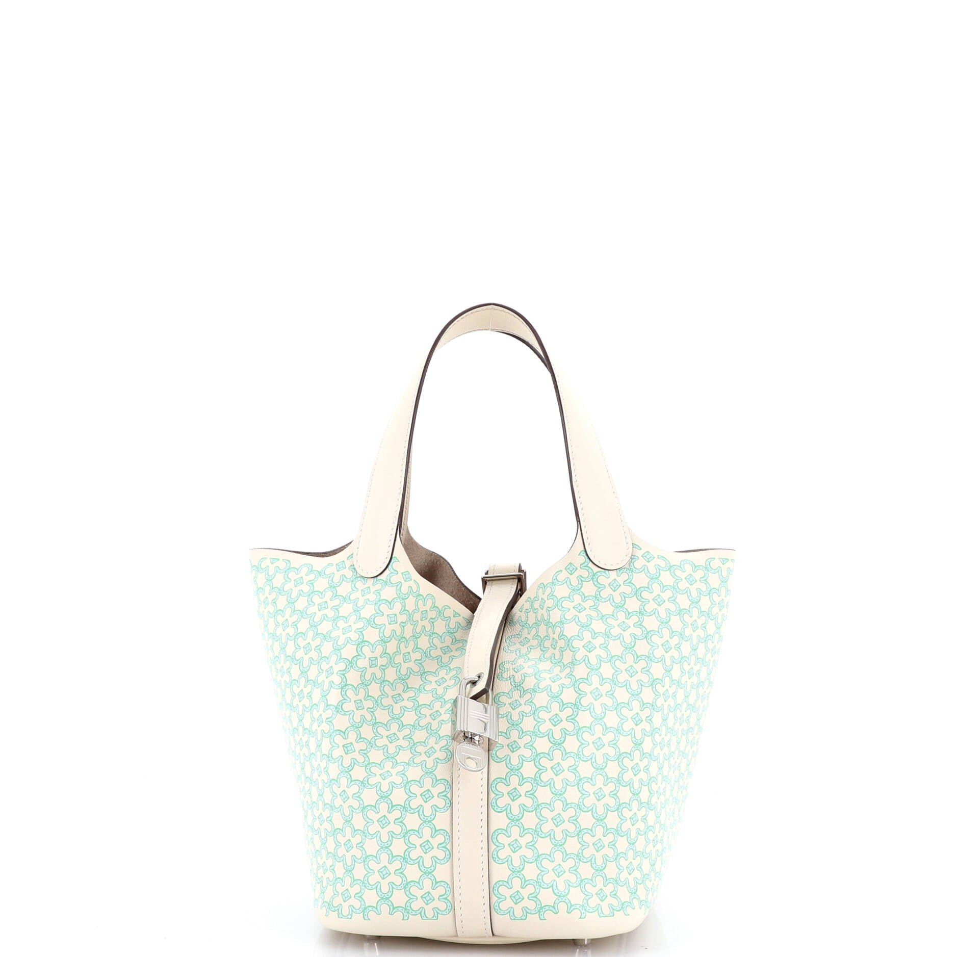 Hermes Picotin Lock Bag Lucky Daisy Printed Swift PM