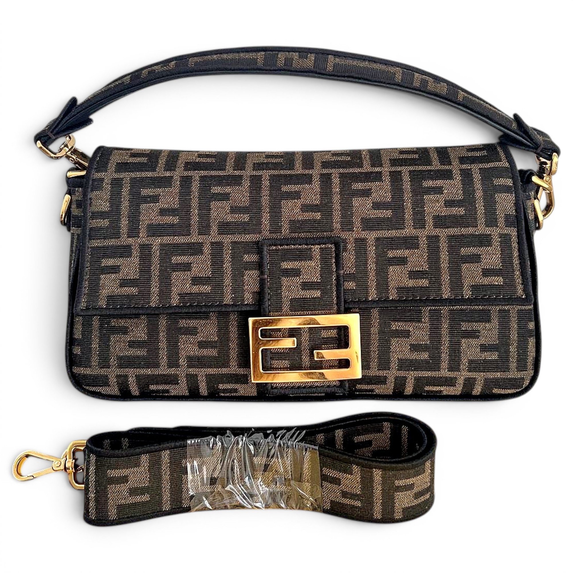 Baguette leather handbag