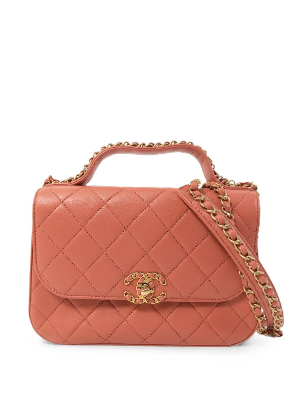 interlocking-CC shoulder bag