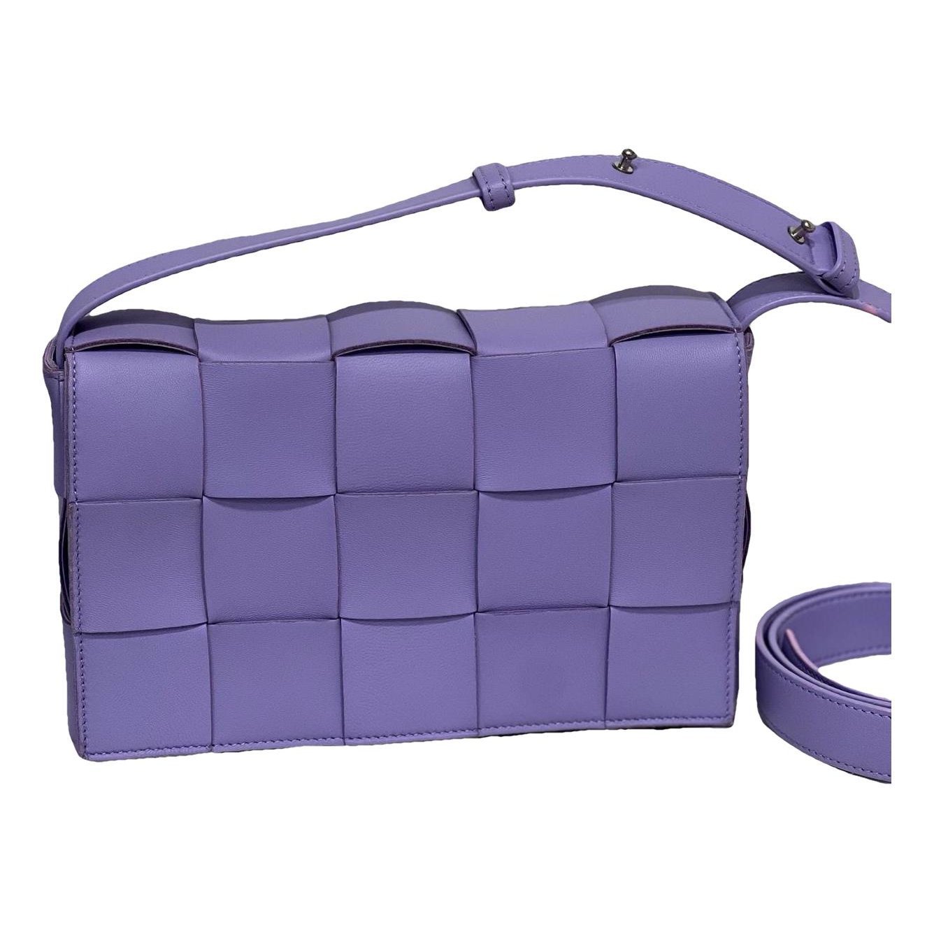 Cassette leather handbag