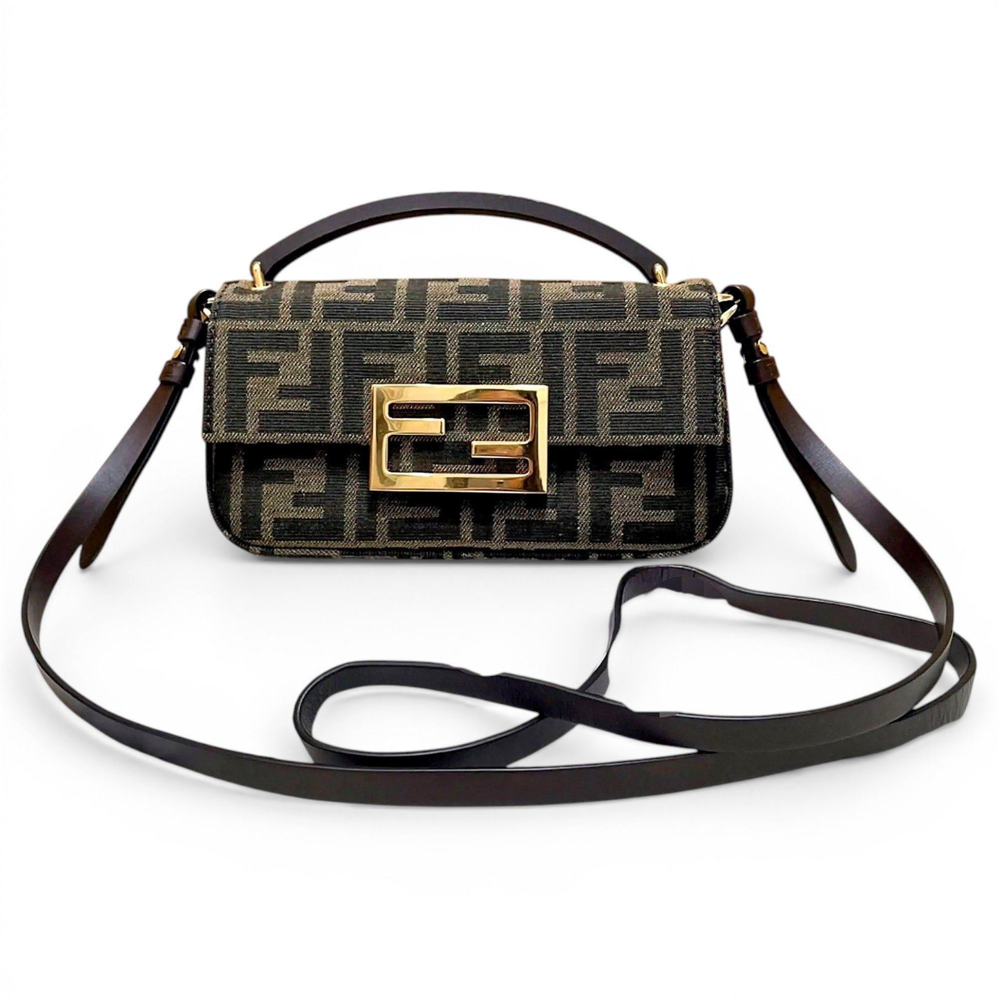 Baguette cloth crossbody bag
