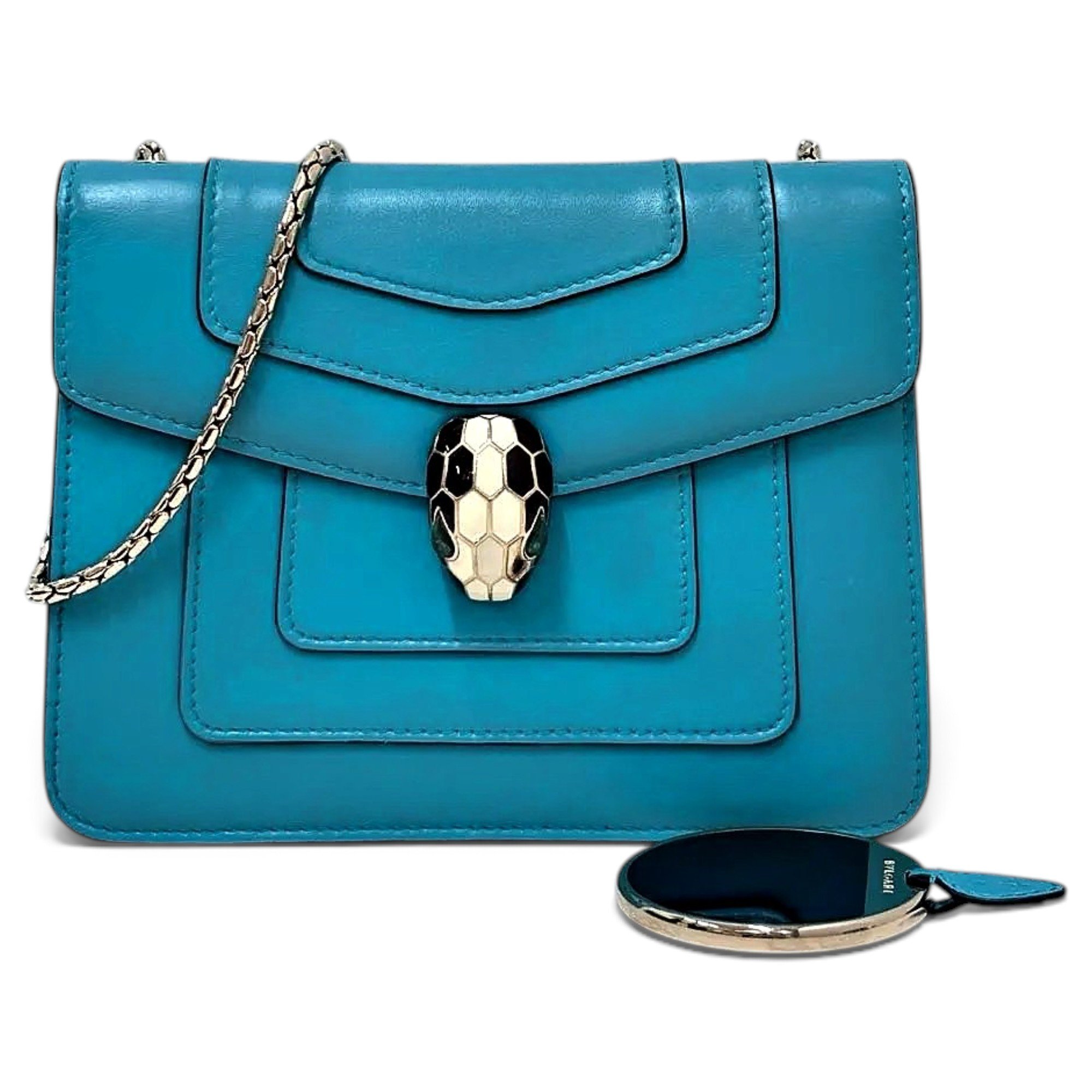Bvlgari Serpenti leather crossbody bag