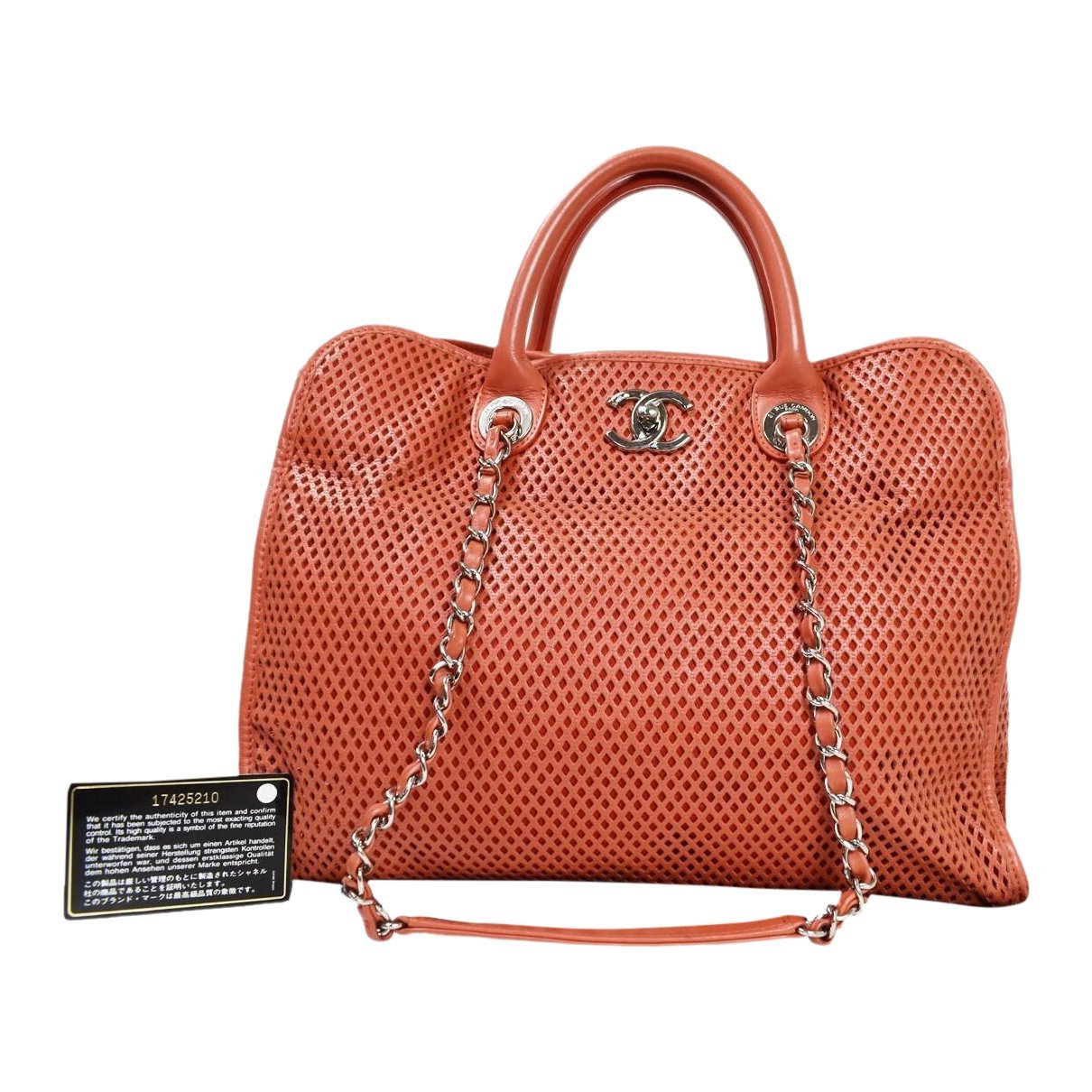 Patent leather handbag