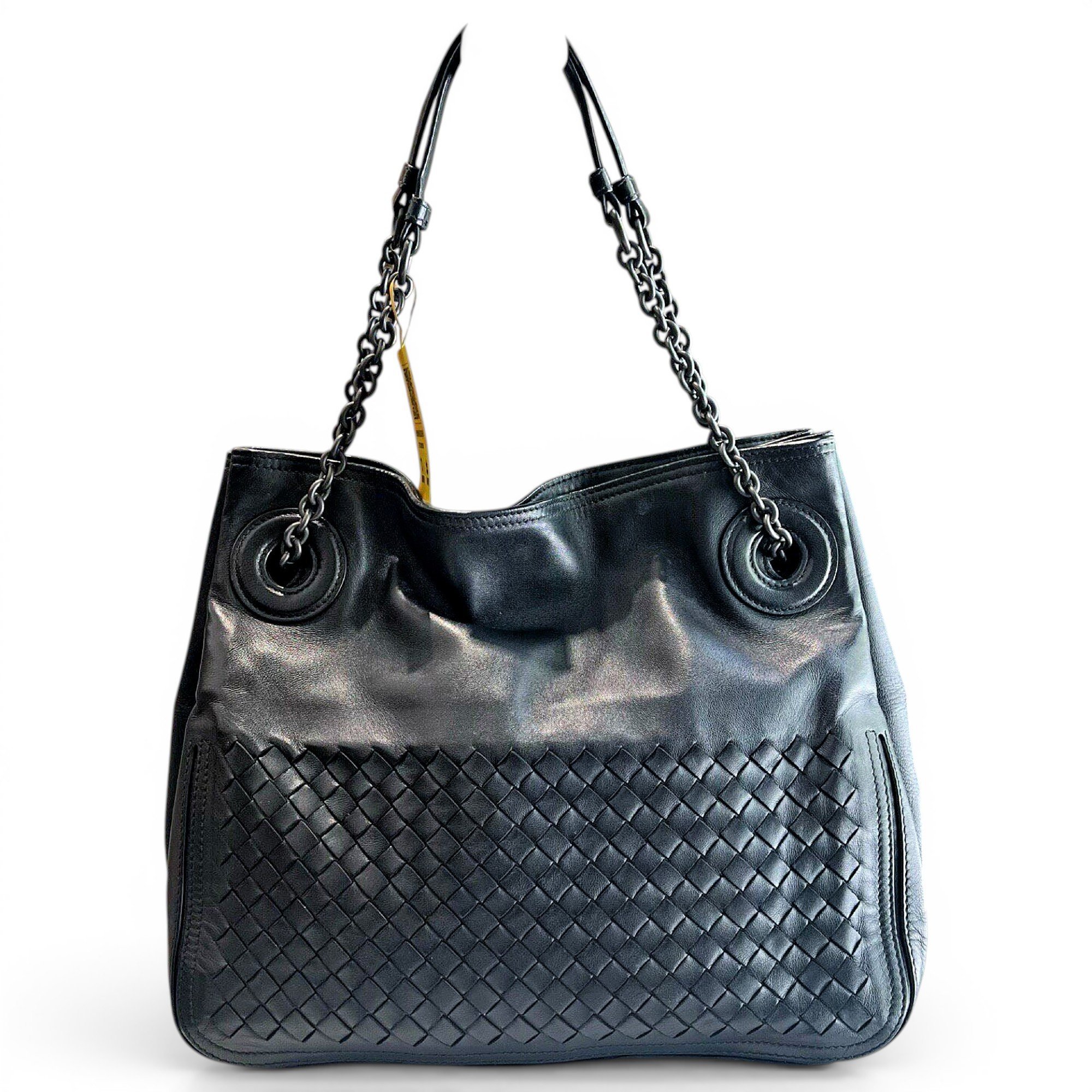 Parachute leather handbag