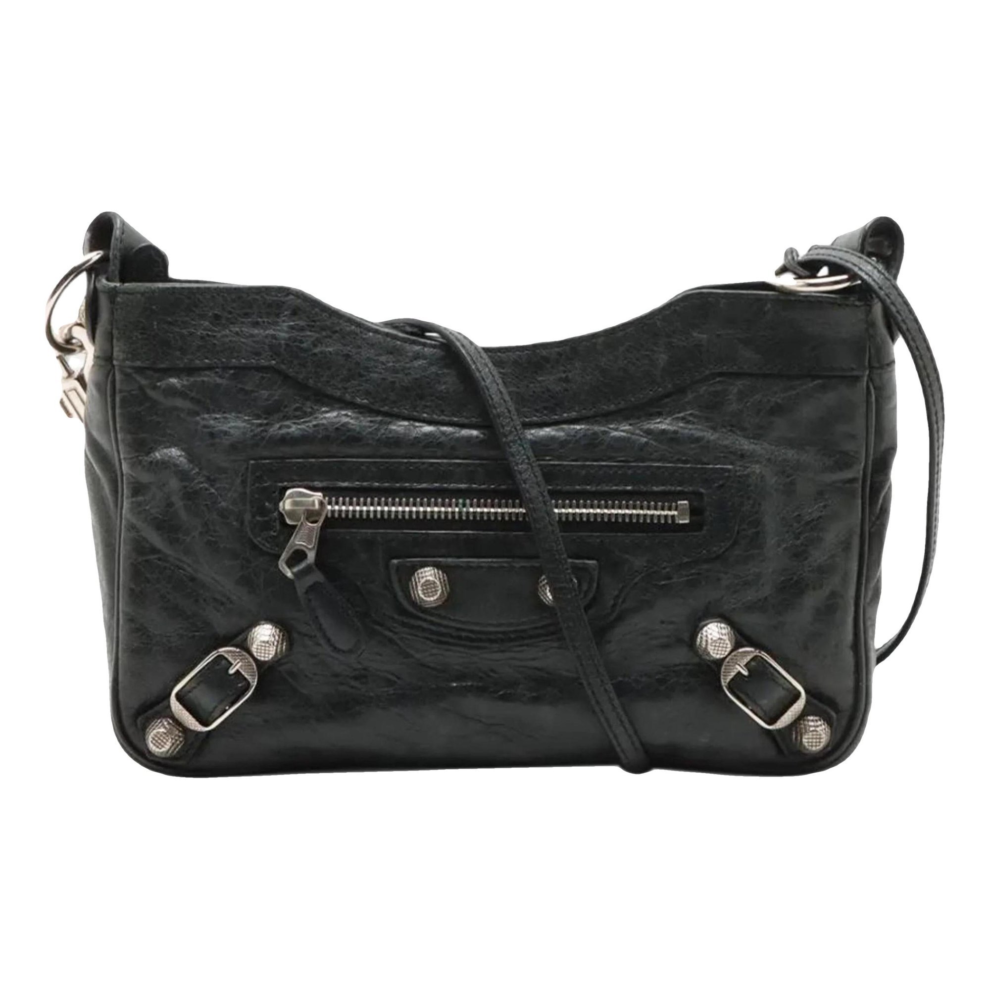 Hip leather bag
