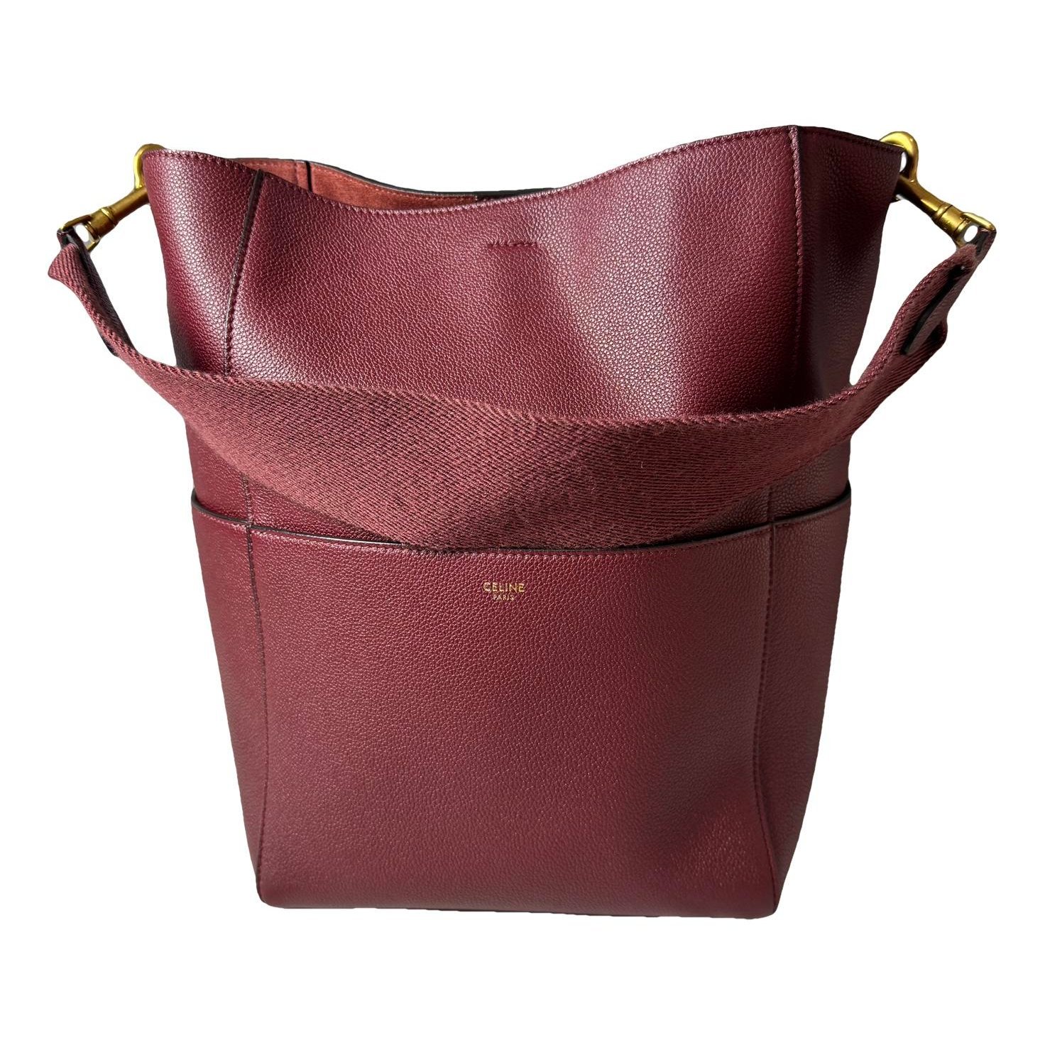 Seau Sangle leather tote