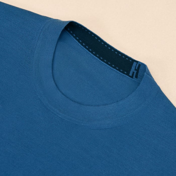 Bleu Turquin "Detail H" Crewneck Sweater