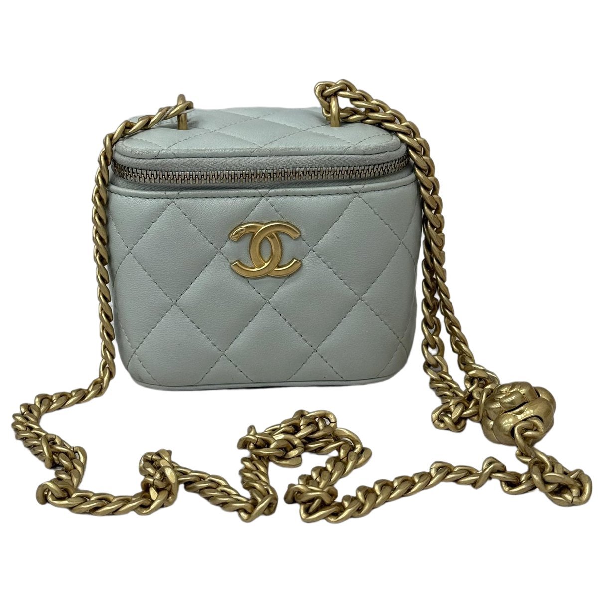 Trendy CC Vanity leather handbag
