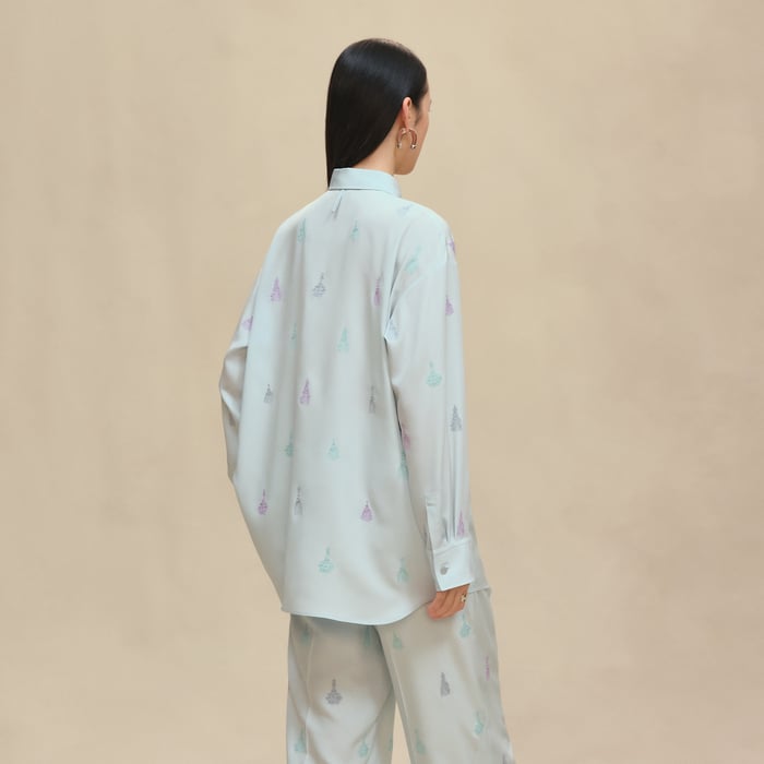 Vert Embrun Embroidered Shirt