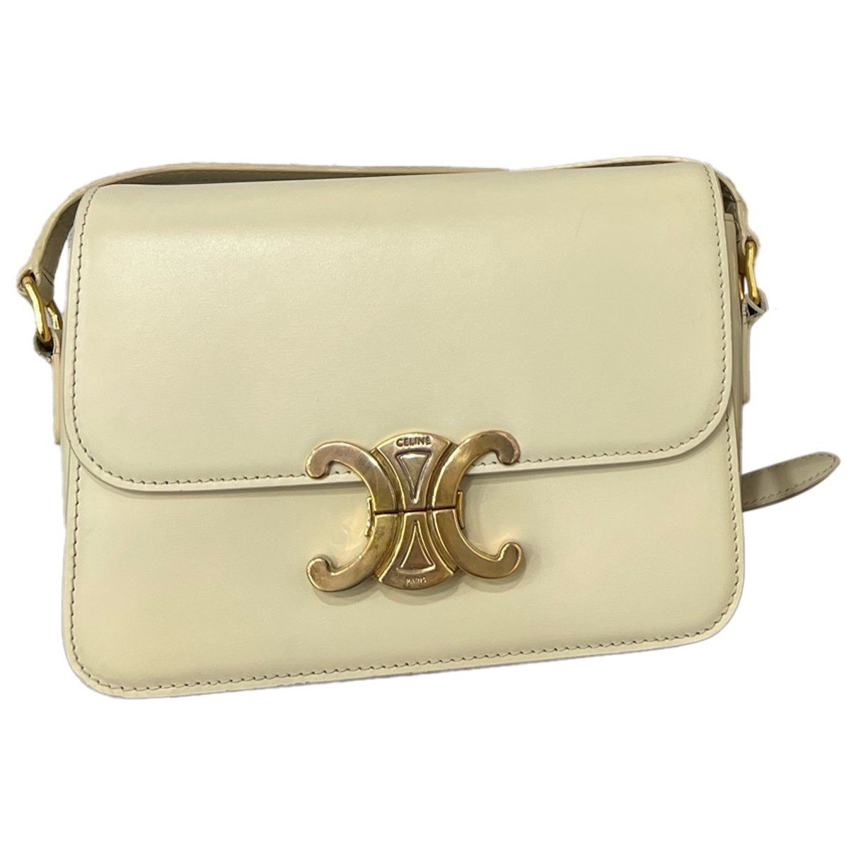 Triomphe leather handbag
