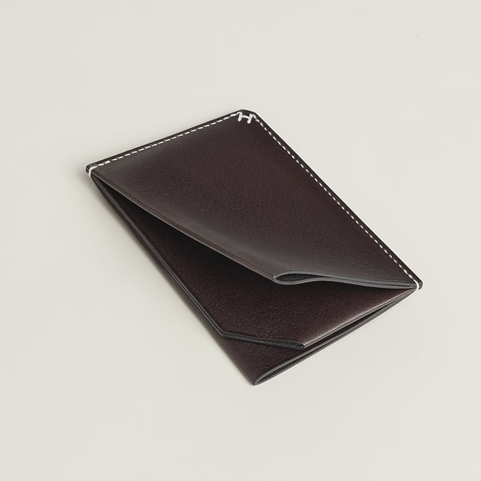 Ébène H Sellier Card Holder