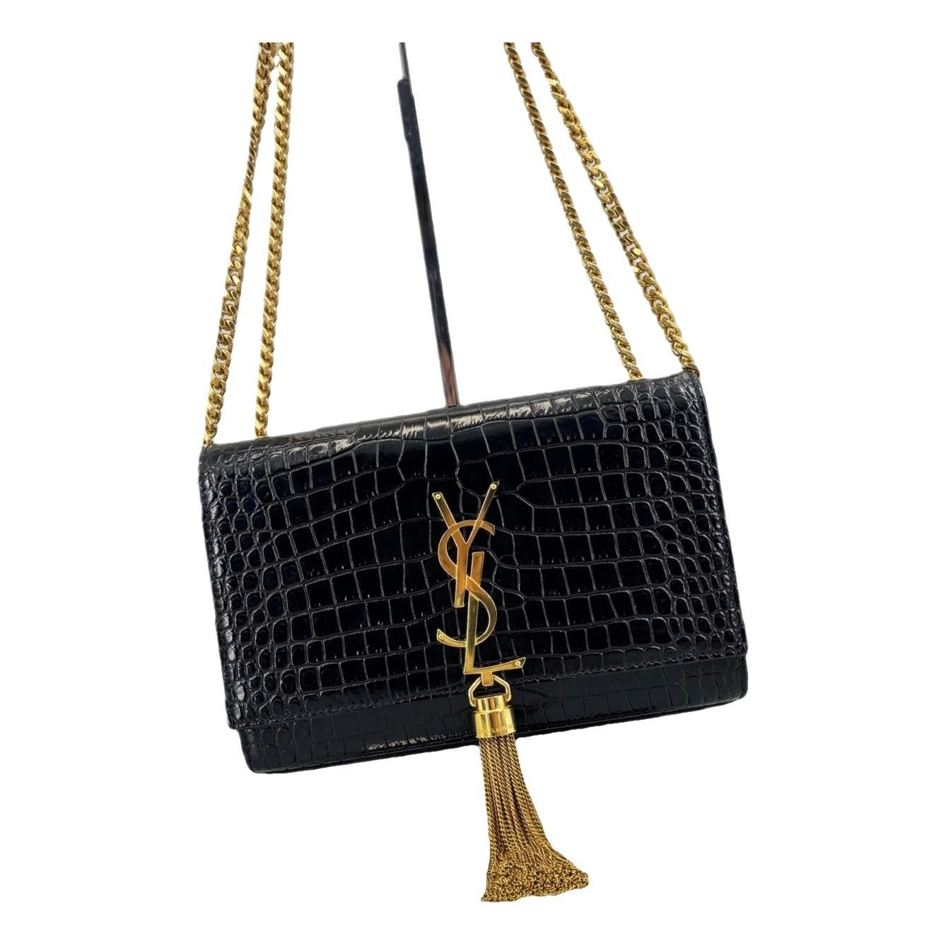 Pompom Kate leather handbag