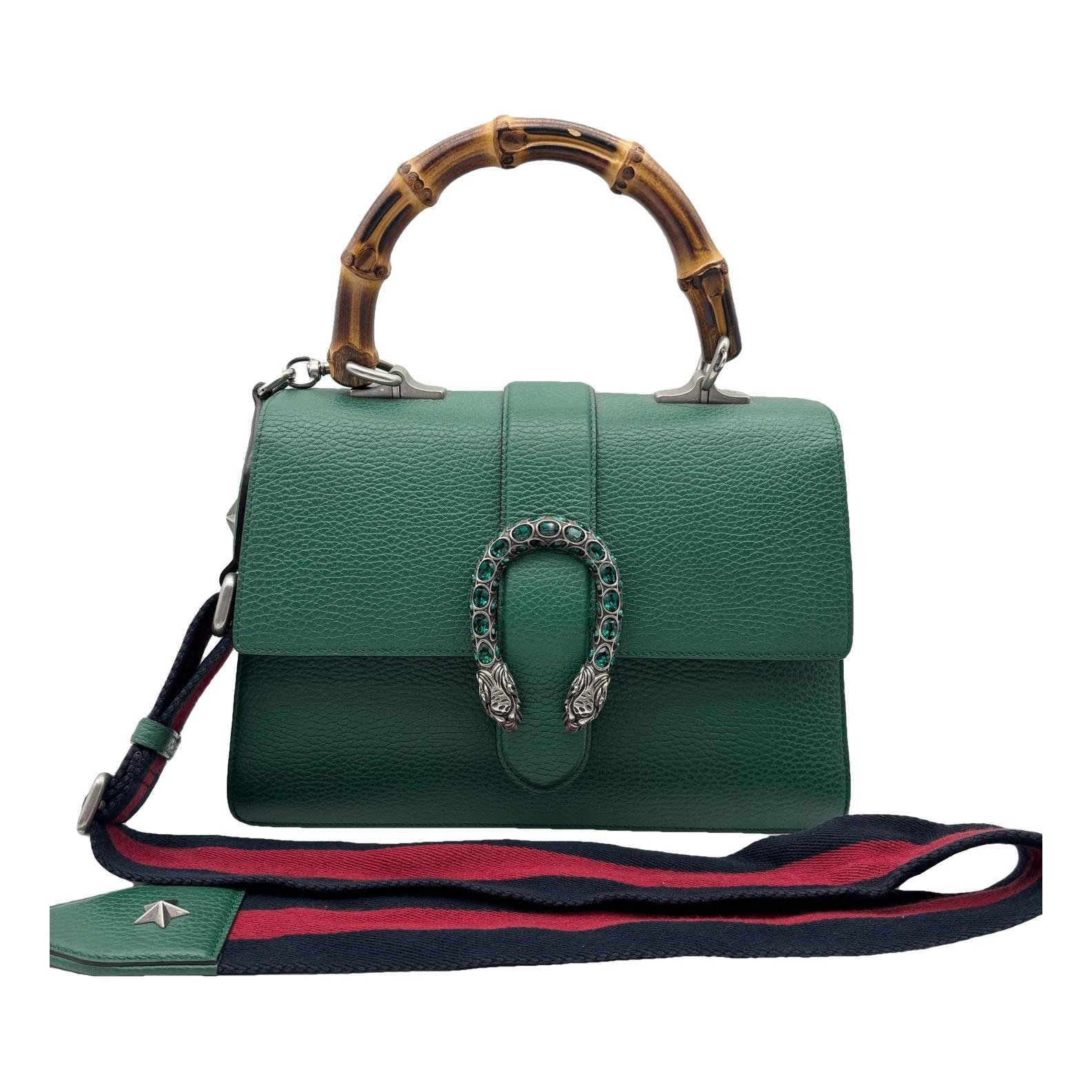 Dionysus Bamboo leather handbag
