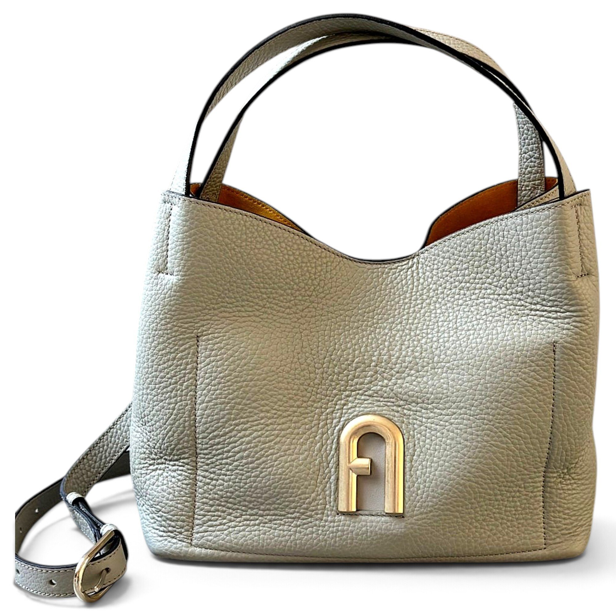 Leather tote