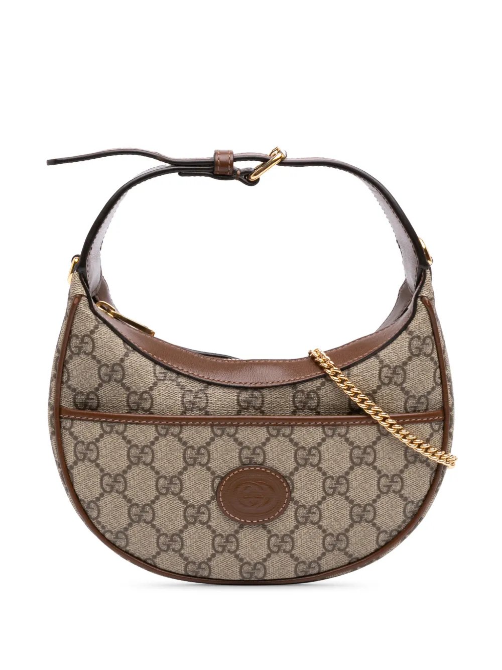 2016-2026 Mini GG Supreme Half Moon Bag satchel
