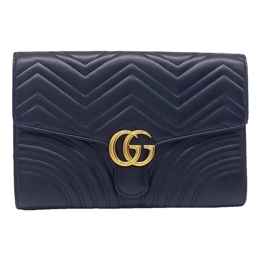 Marmont leather clutch bag