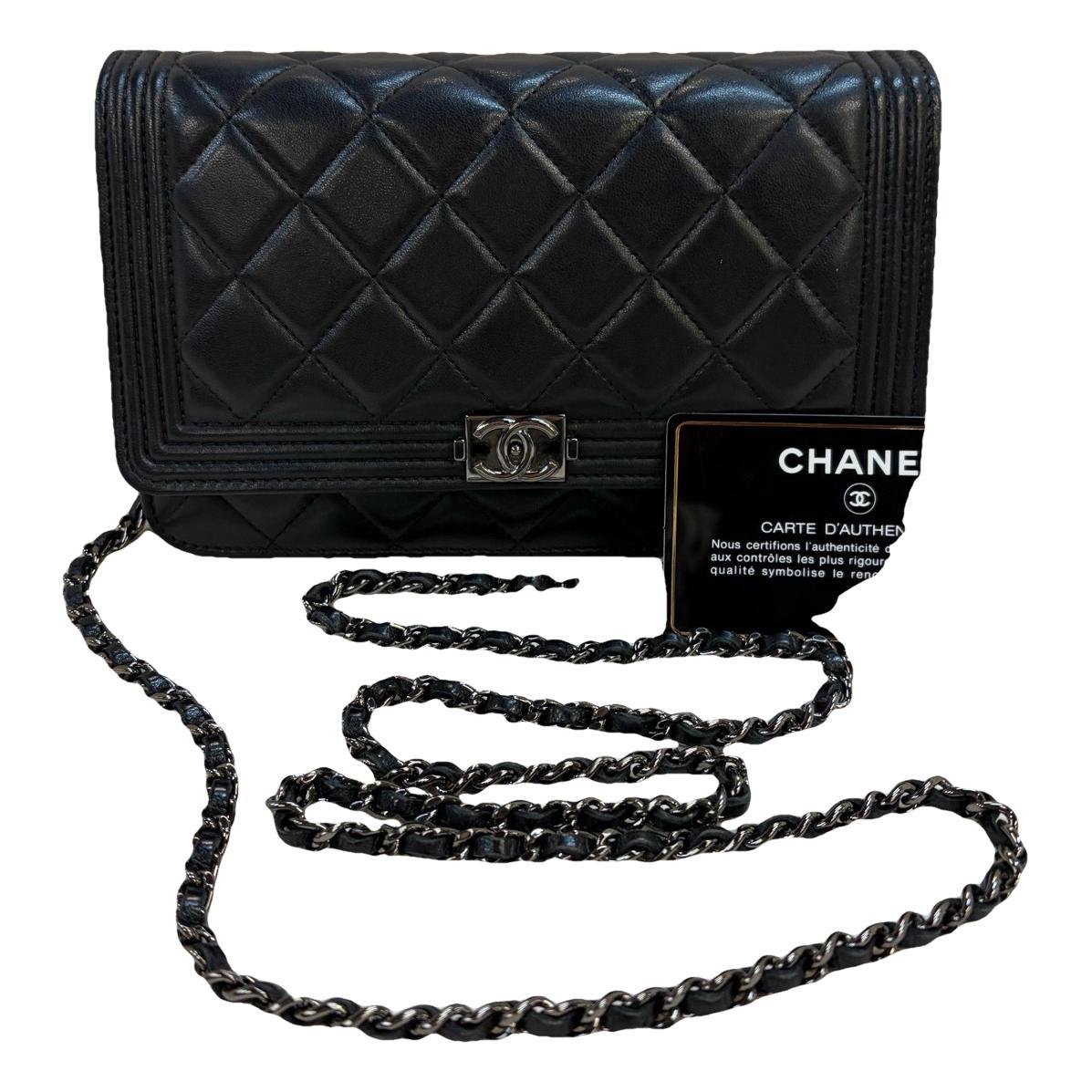 Wallet On Chain Timeless/Classique leather handbag