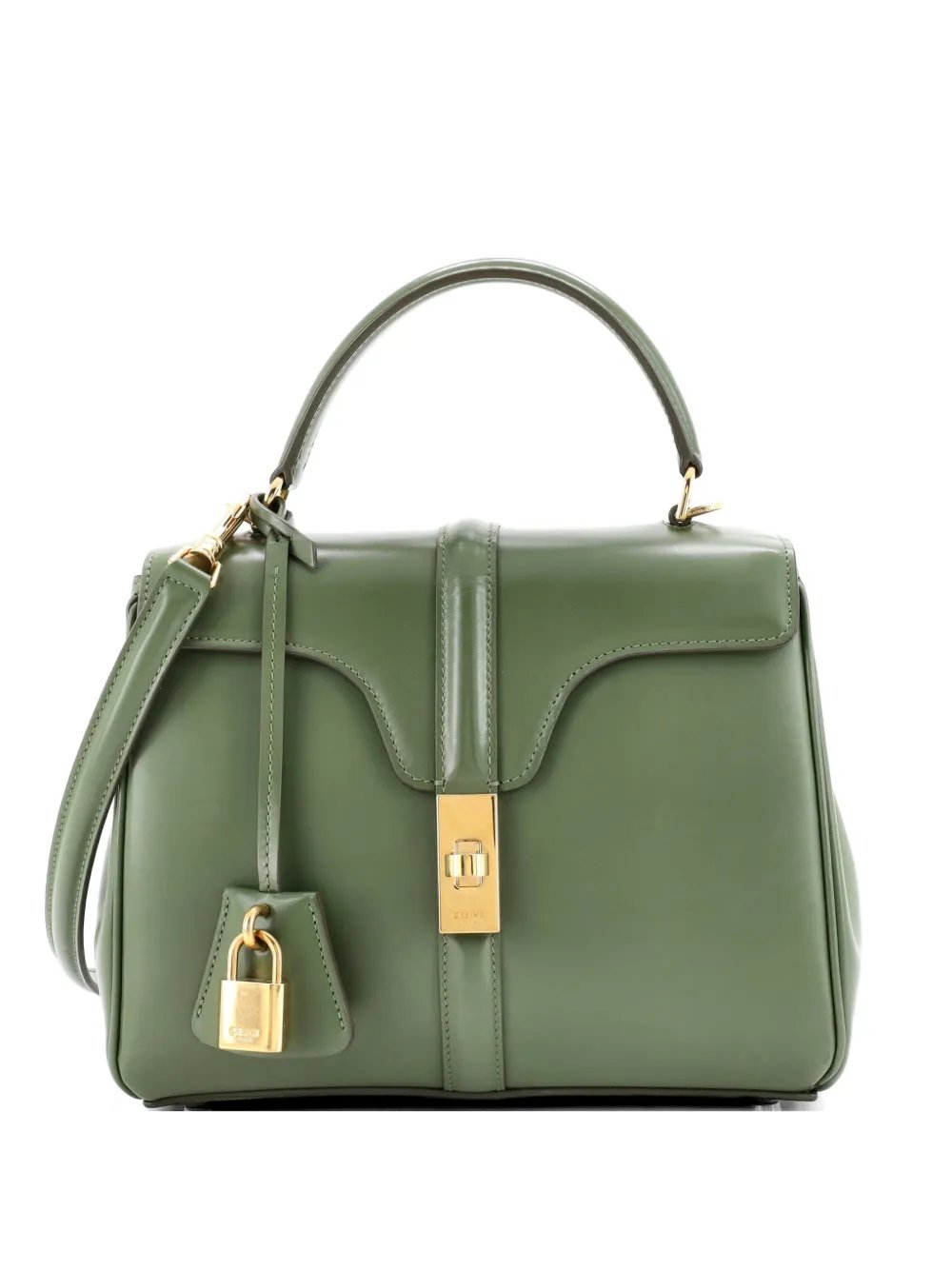 16 Top Handle Bag Smooth Calfskin Small satchel