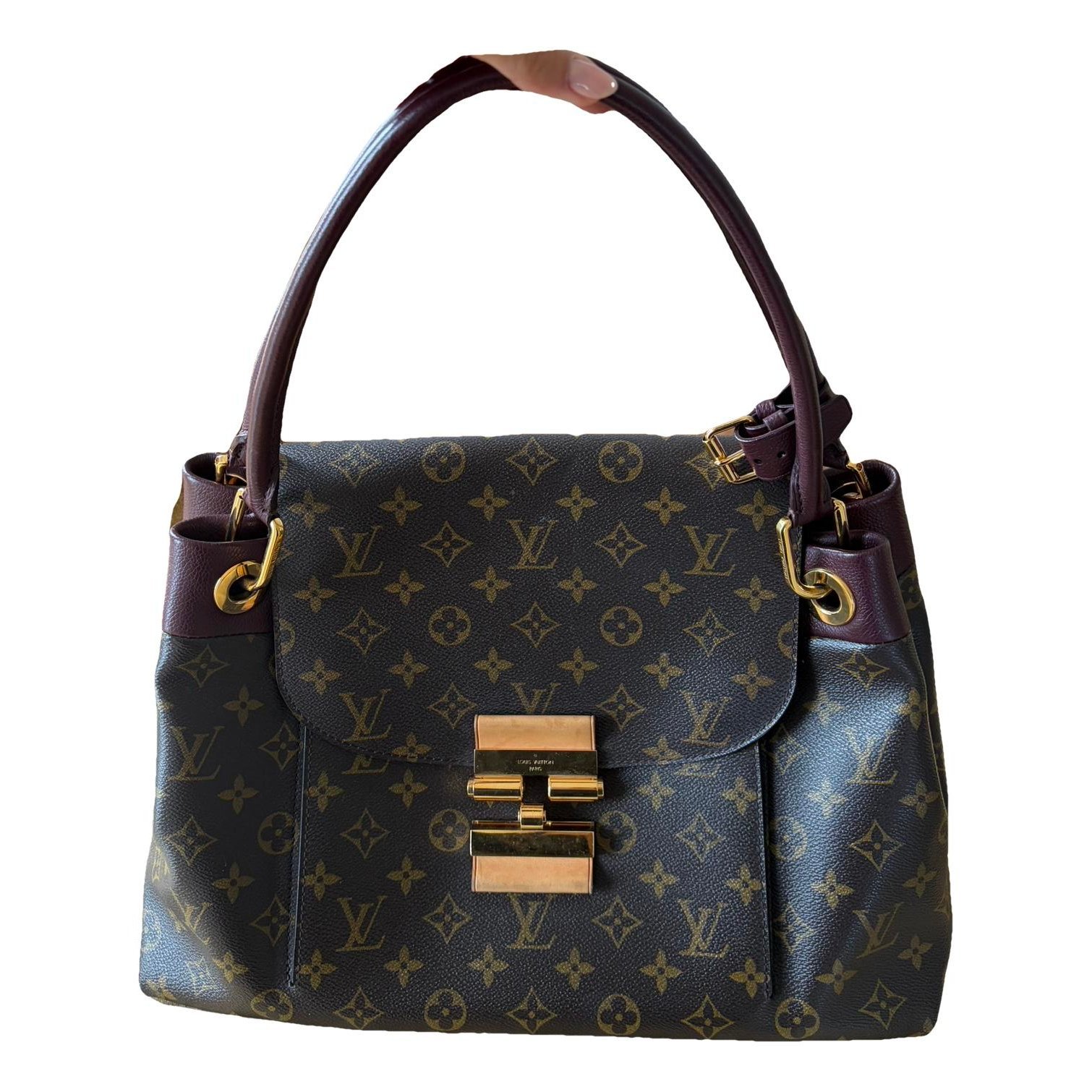 Olympe leather handbag