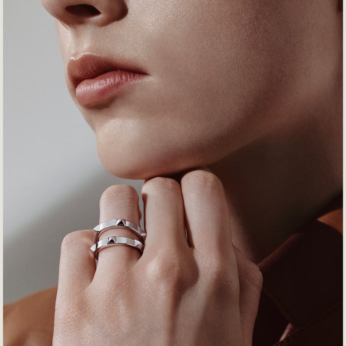 Sans Coloris Hermès Clou d'H Ring