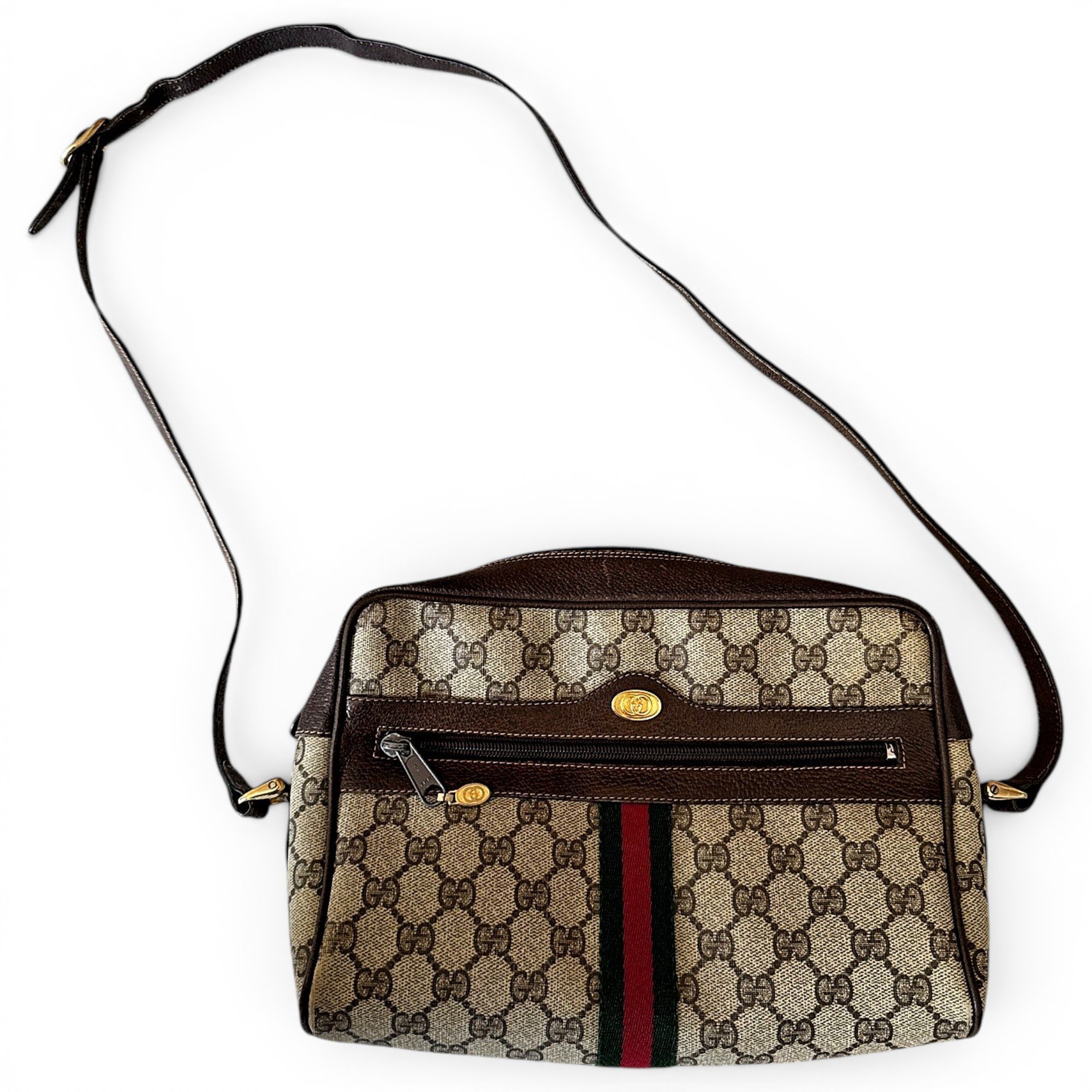 Ophidia GG Supreme cloth handbag
