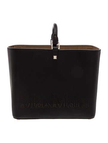 Max Mara Leather Top Handle Bag