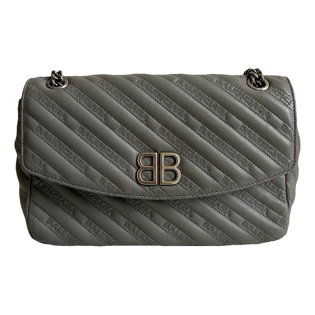 Balenciaga BB chain patent leather crossbody bag