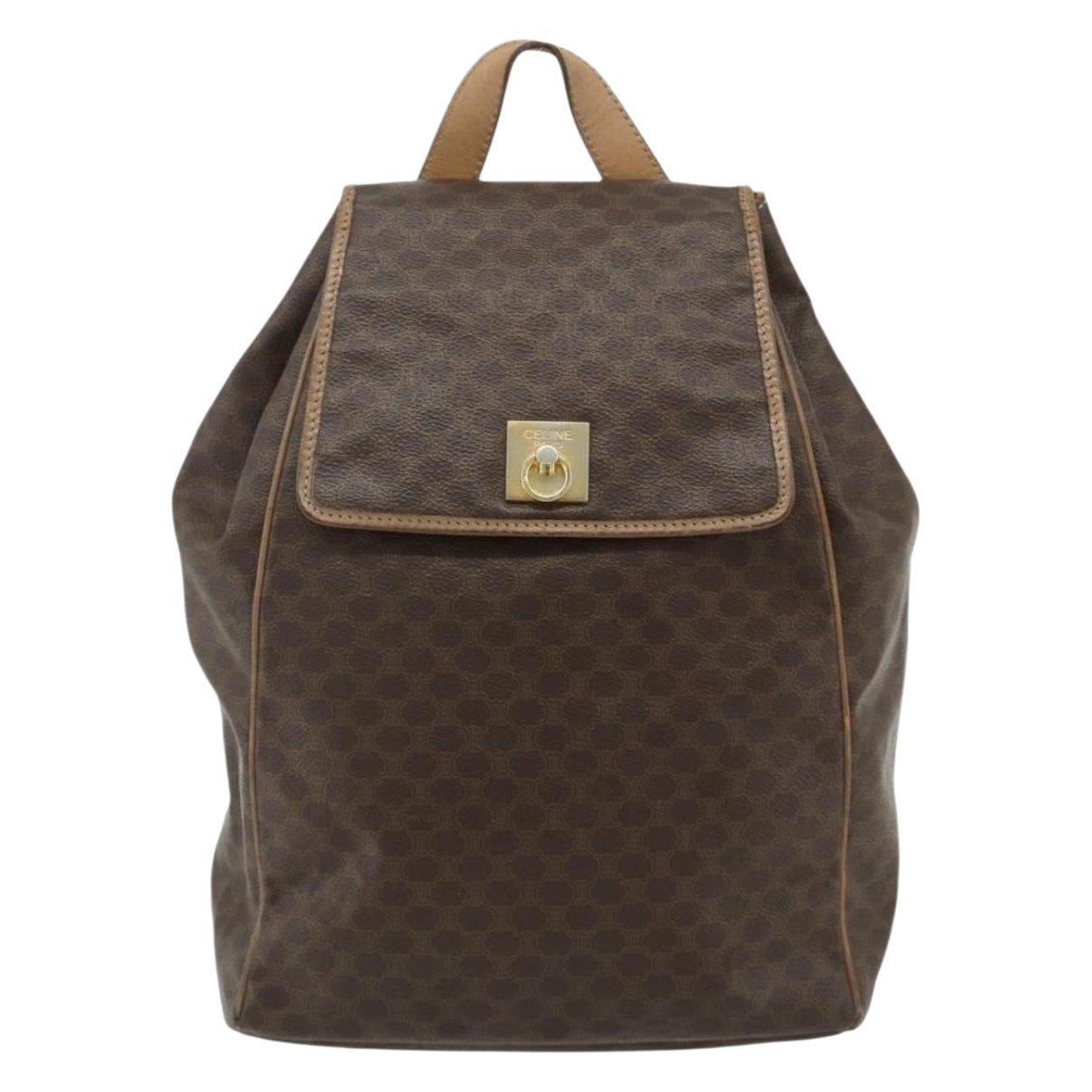 Leather backpack