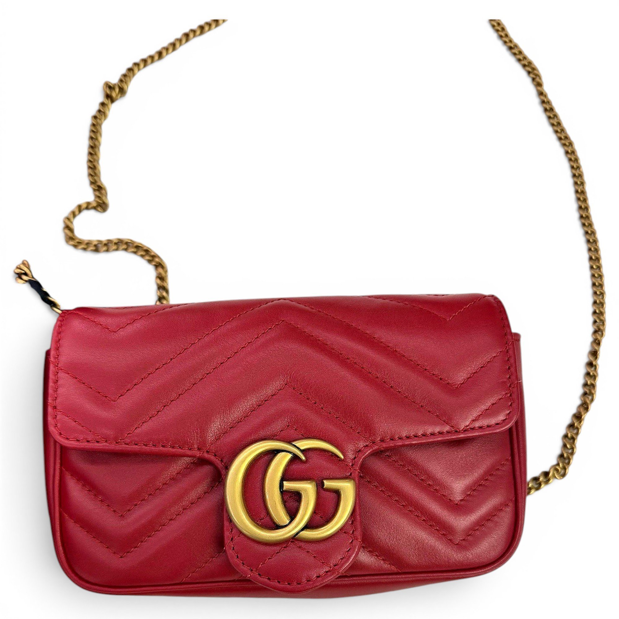 GG Marmont Flap leather handbag