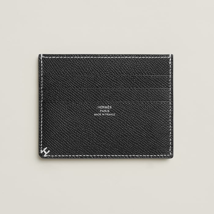 Noir H Sellier Card Holder