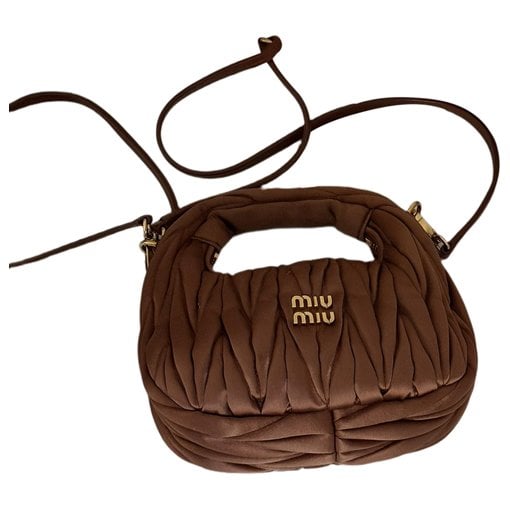 Miu Wander velvet handbag