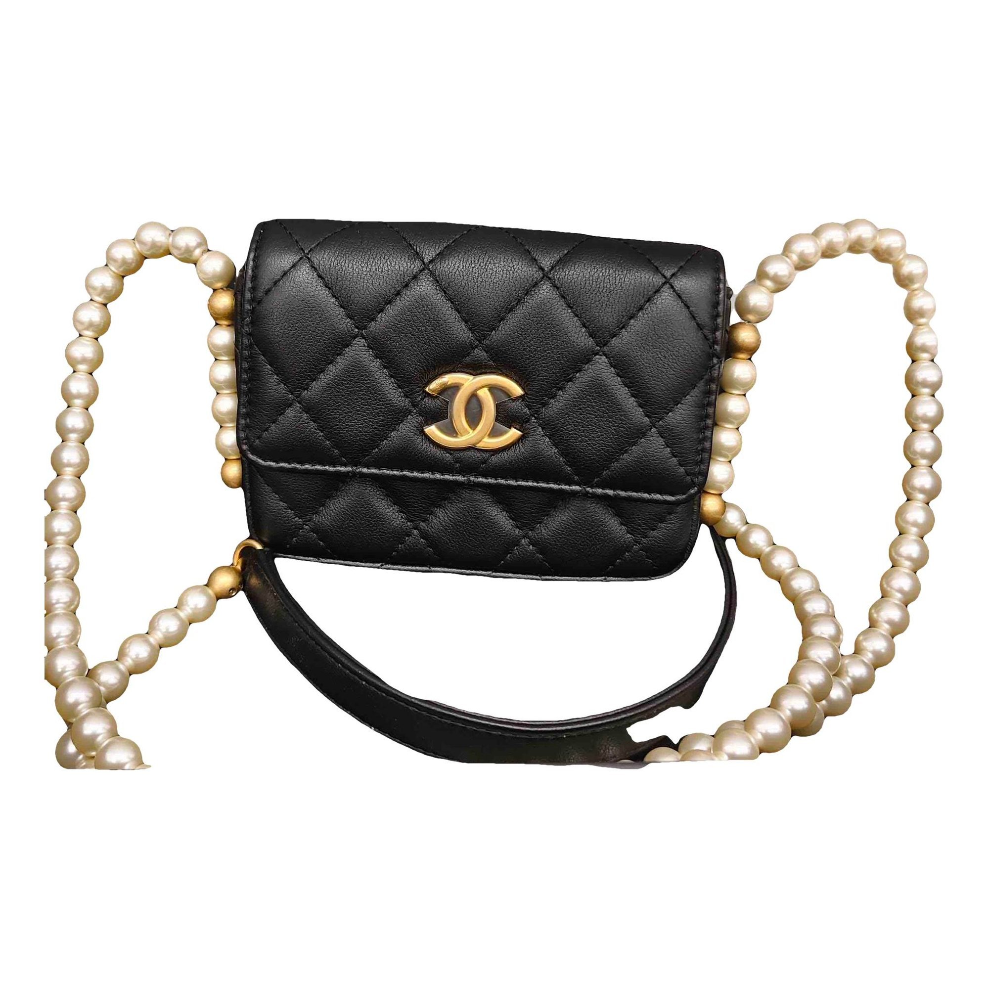 Trendy CC Vanity leather handbag
