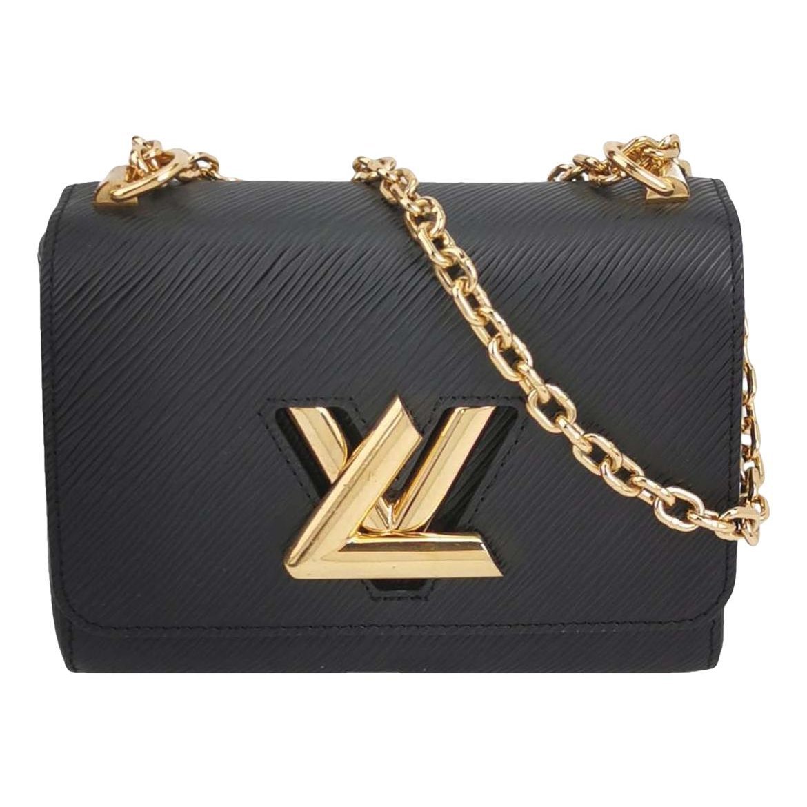 Twist leather handbag