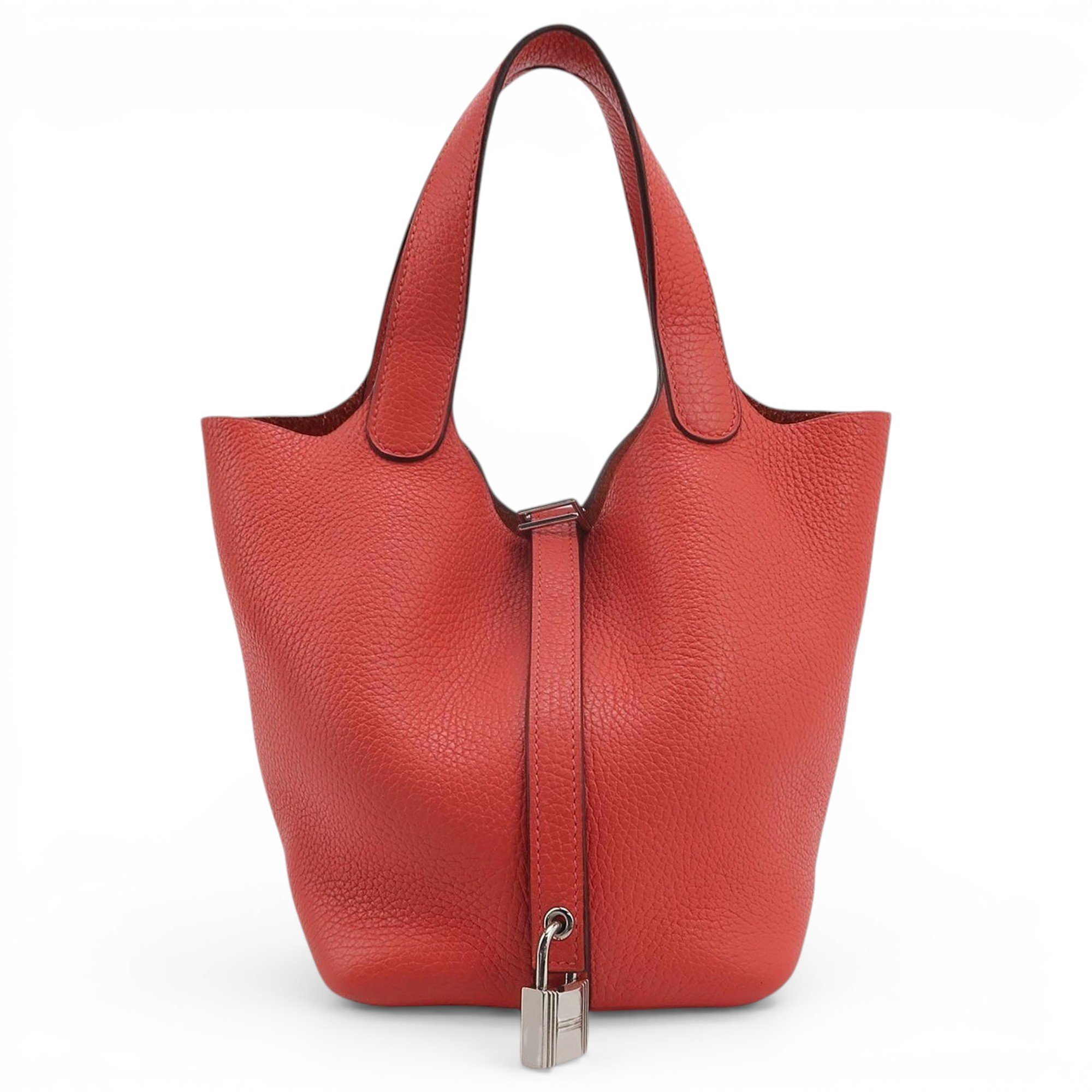 Picotin leather handbag
