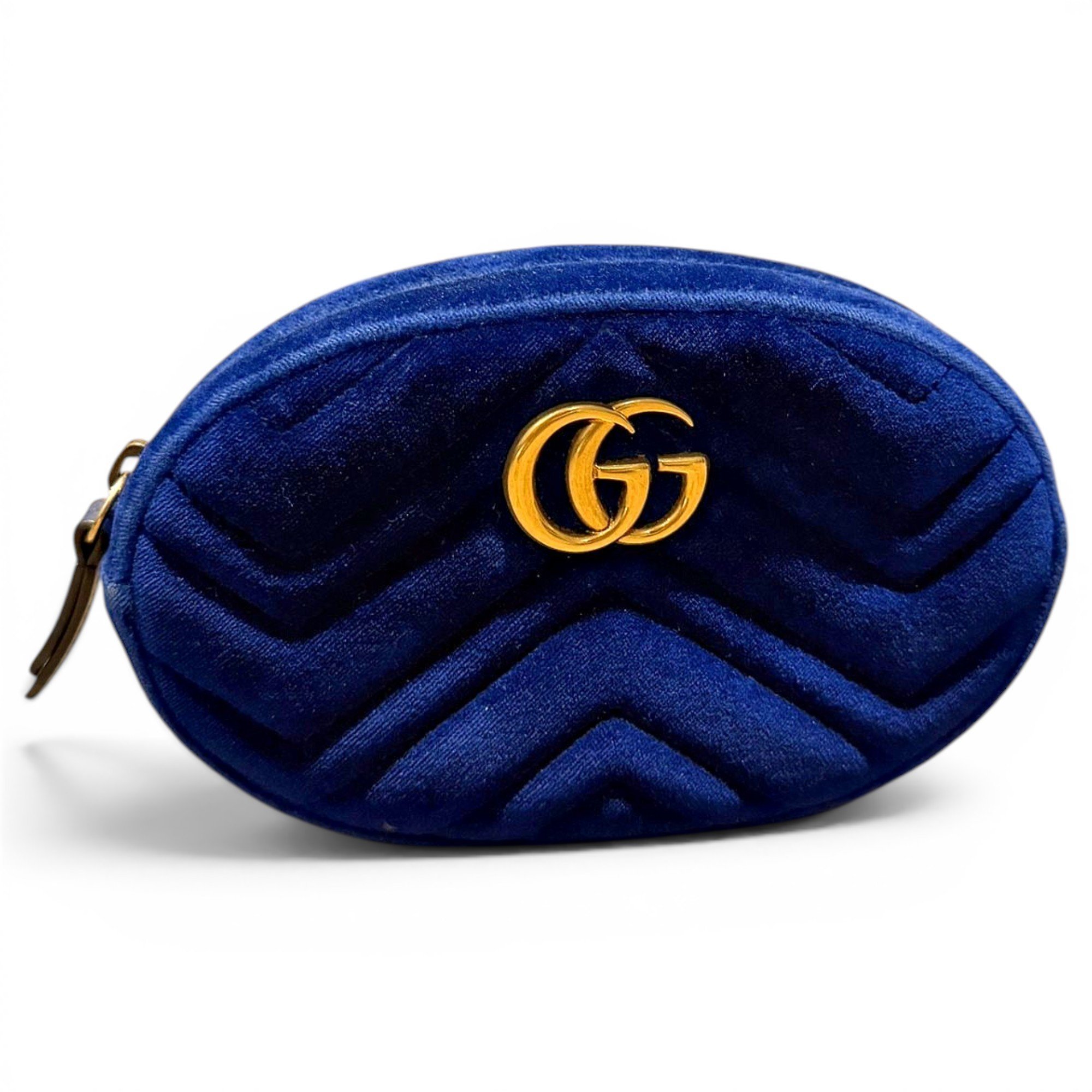 GG Marmont Oval velvet handbag